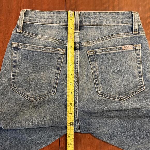 Joe's Jeans High Rise Skinny Ankle Siyeh Blue Distressed Hem Stretch Jeans 26 - Picture 10 of 14